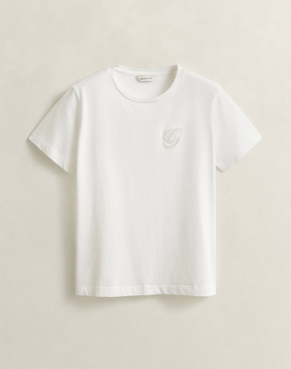 GANT БЛУЗА KMREG SCRIPT SS T-SHIRT