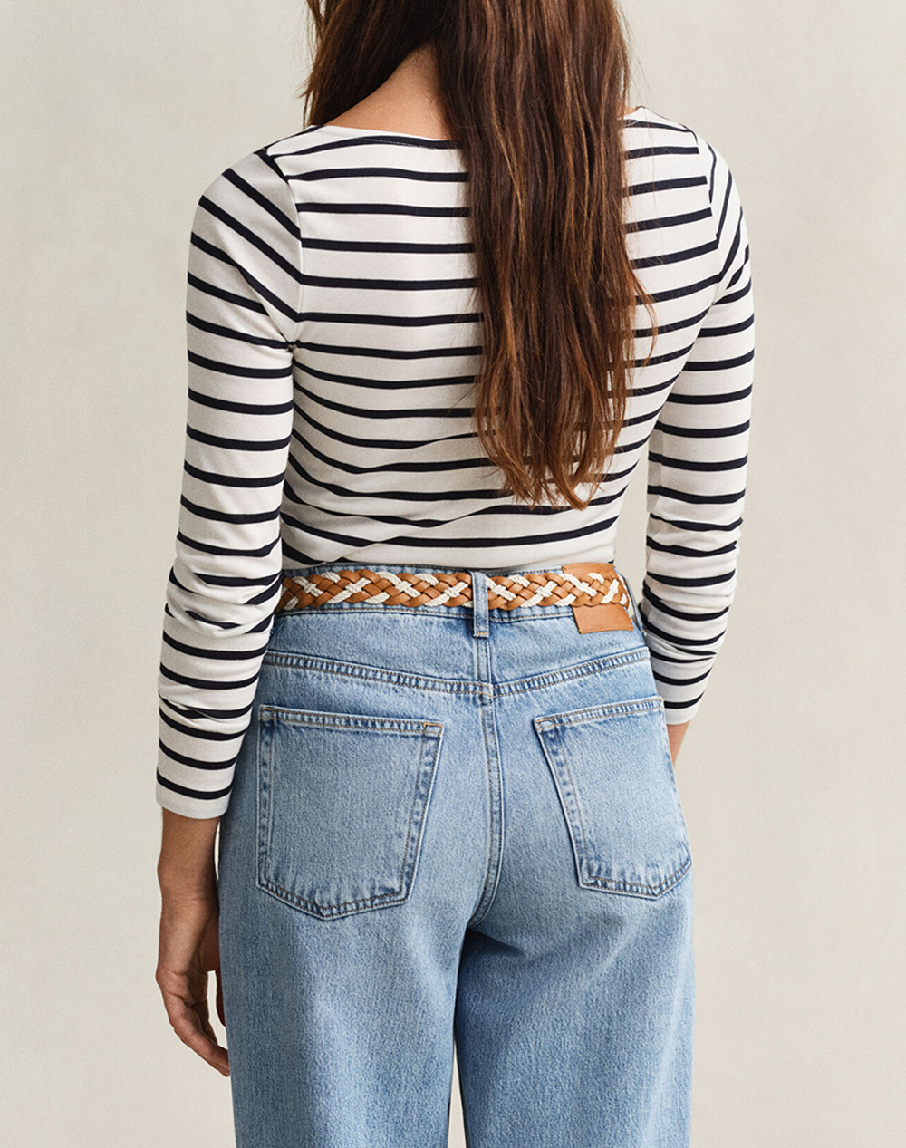 GANT BLOUSE ΜΜ SLIM BRETON STRIPED LS T-SHIRT