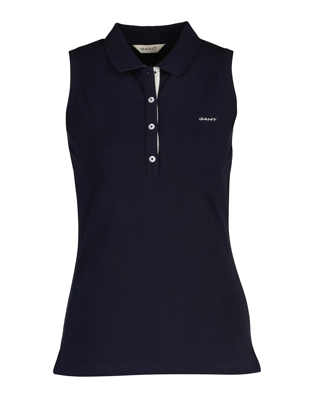GANT БЛУЗА ΧΜ CONTRAST SLEEVELESS PIQUE POLO