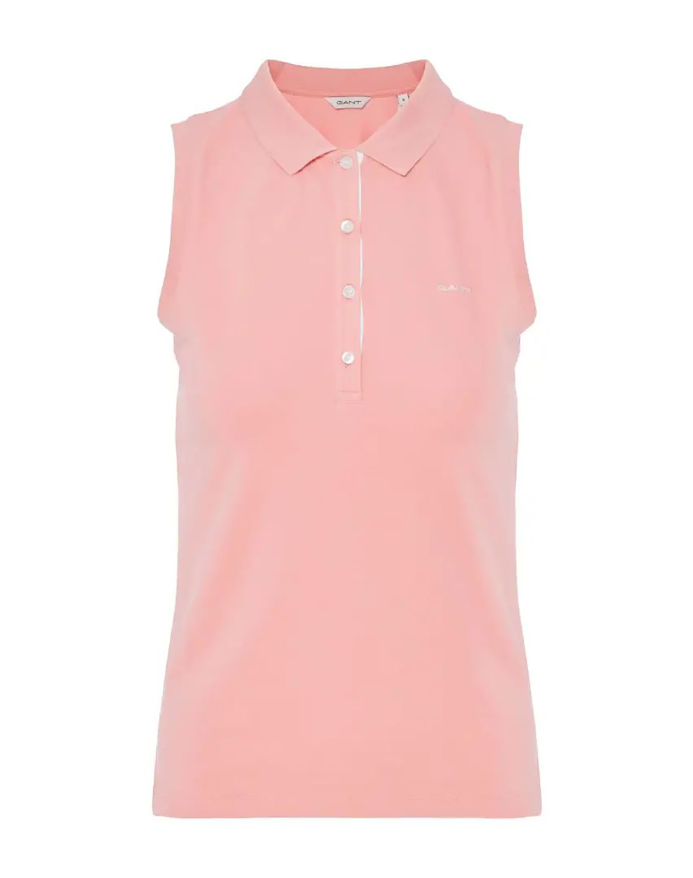 GANT БЛУЗА ΧΜ CONTRAST SLEEVELESS PIQUE POLO