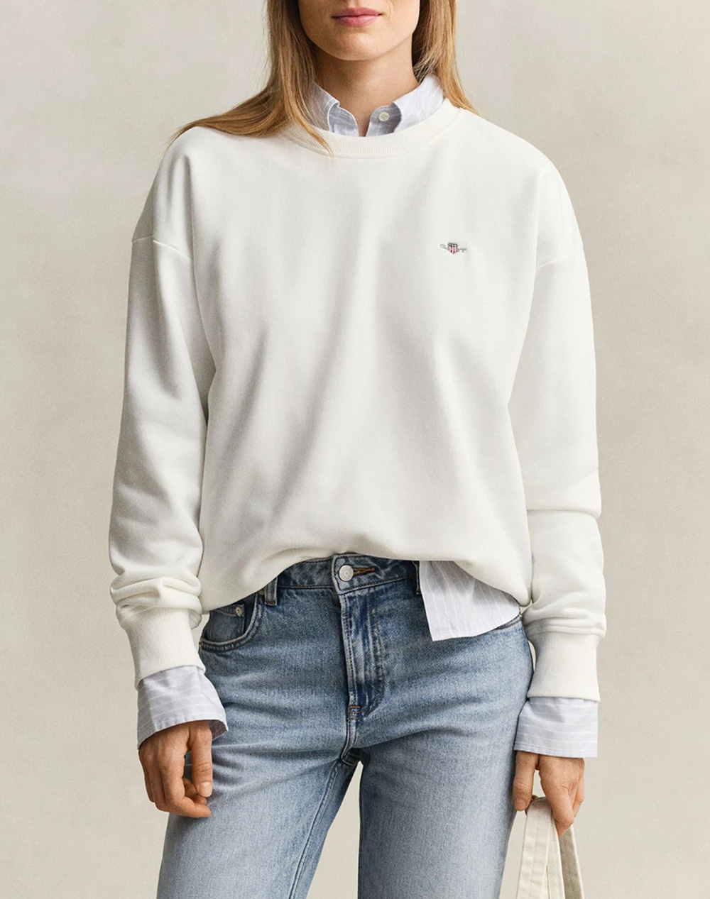 GANT СУИТШЪРТ ΜΜ SHIELD C-NECK SWEAT