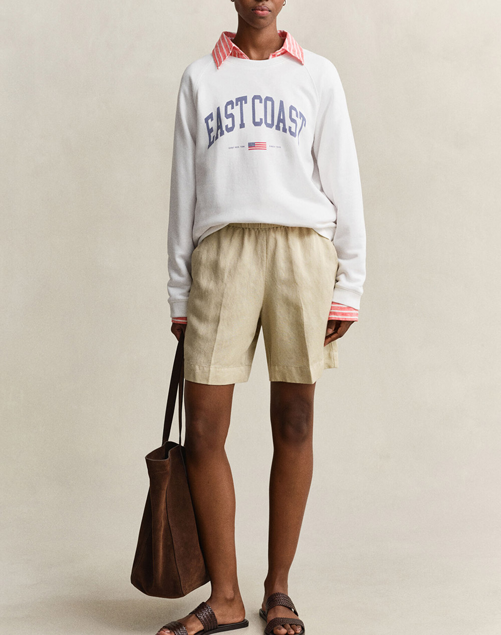 GANT СУИТШЪРТ ΜΜ GRAPHIC PRINT C-NECK SWEAT