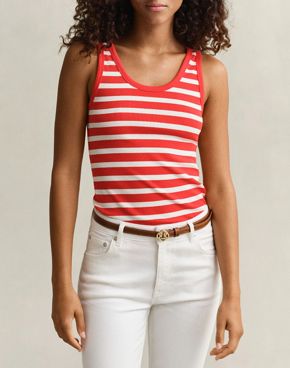 GANT БЛУЗА ΧΜ STRIPED RIBBED TANK TOP