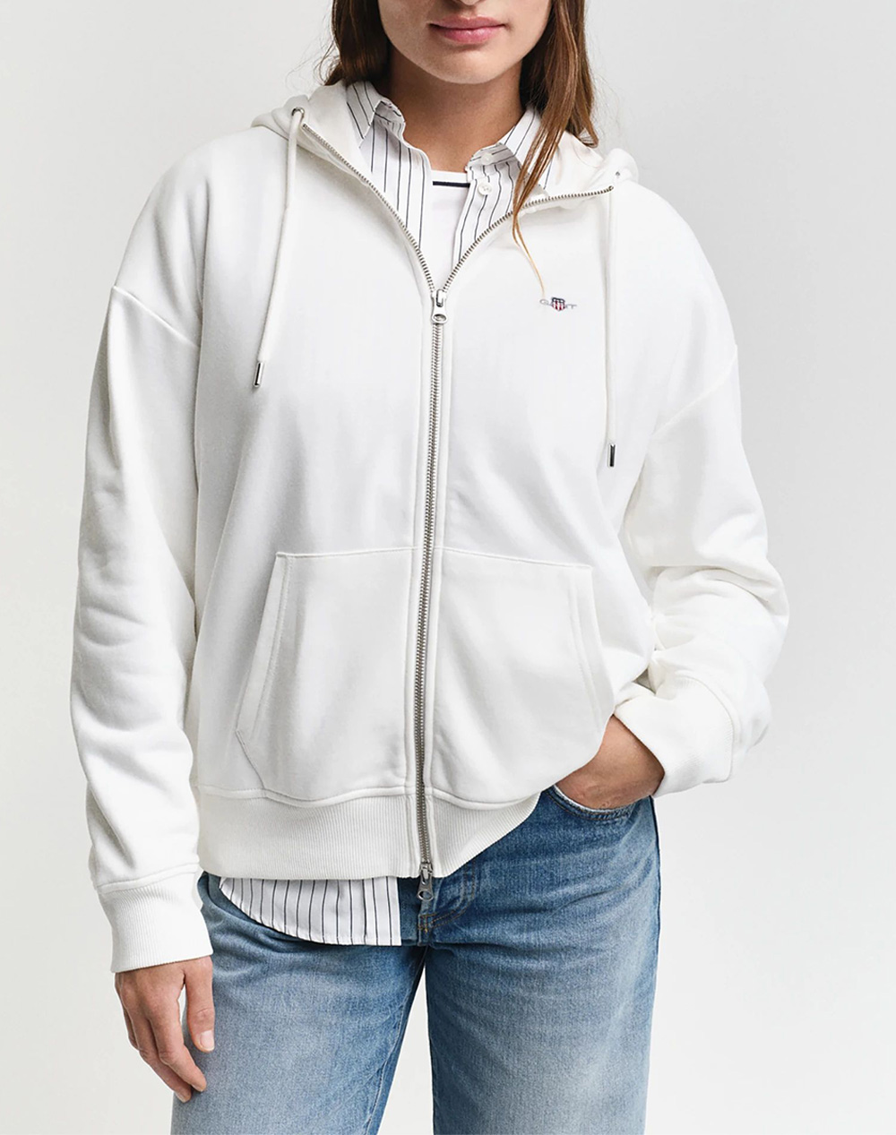 GANT ЖИЛЕТКА СУИТШЪРТ SHIELD ZIP HOODIE