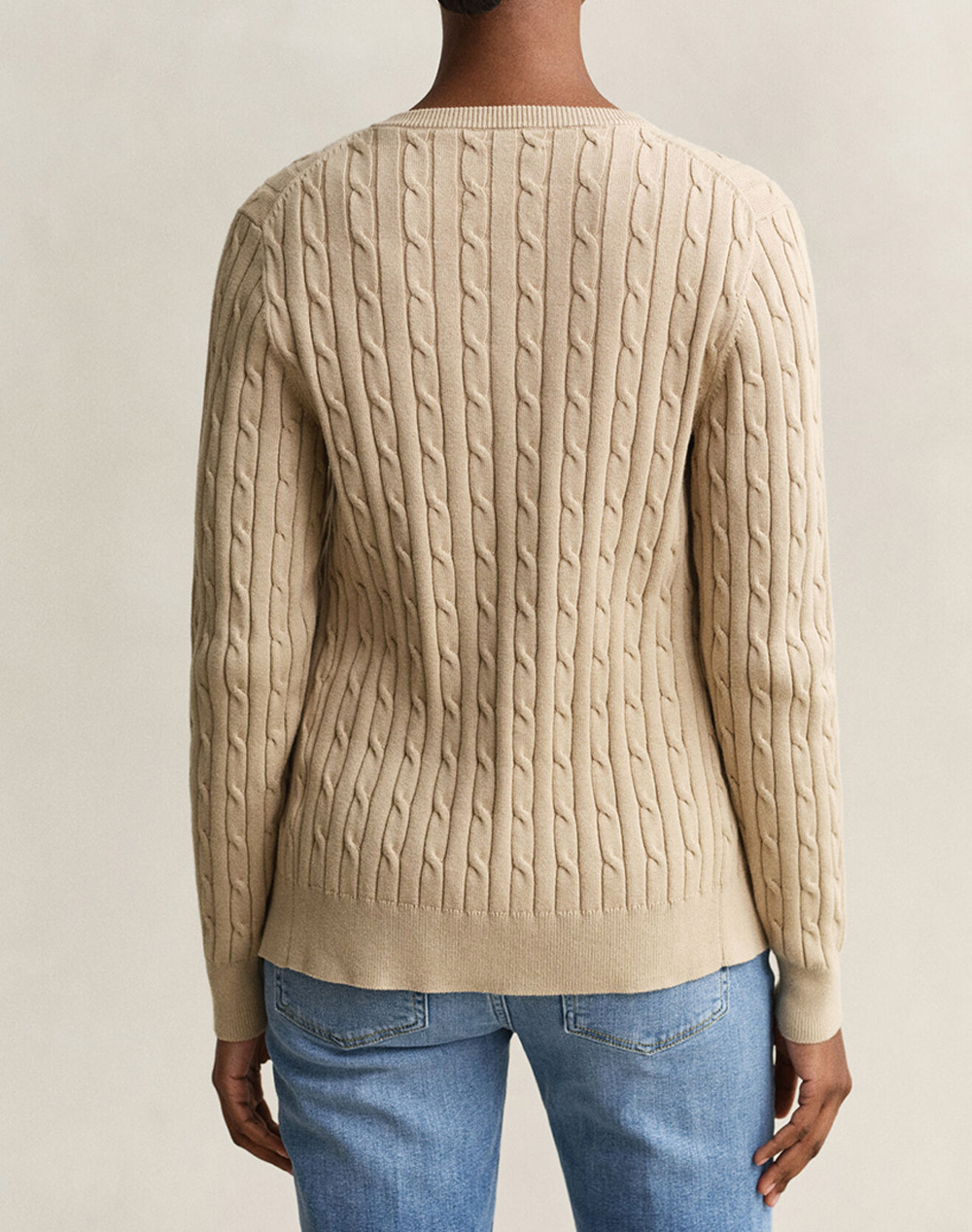 GANT ЖИЛЕТКА STRETCH COTTON CABLE CARDIGAN