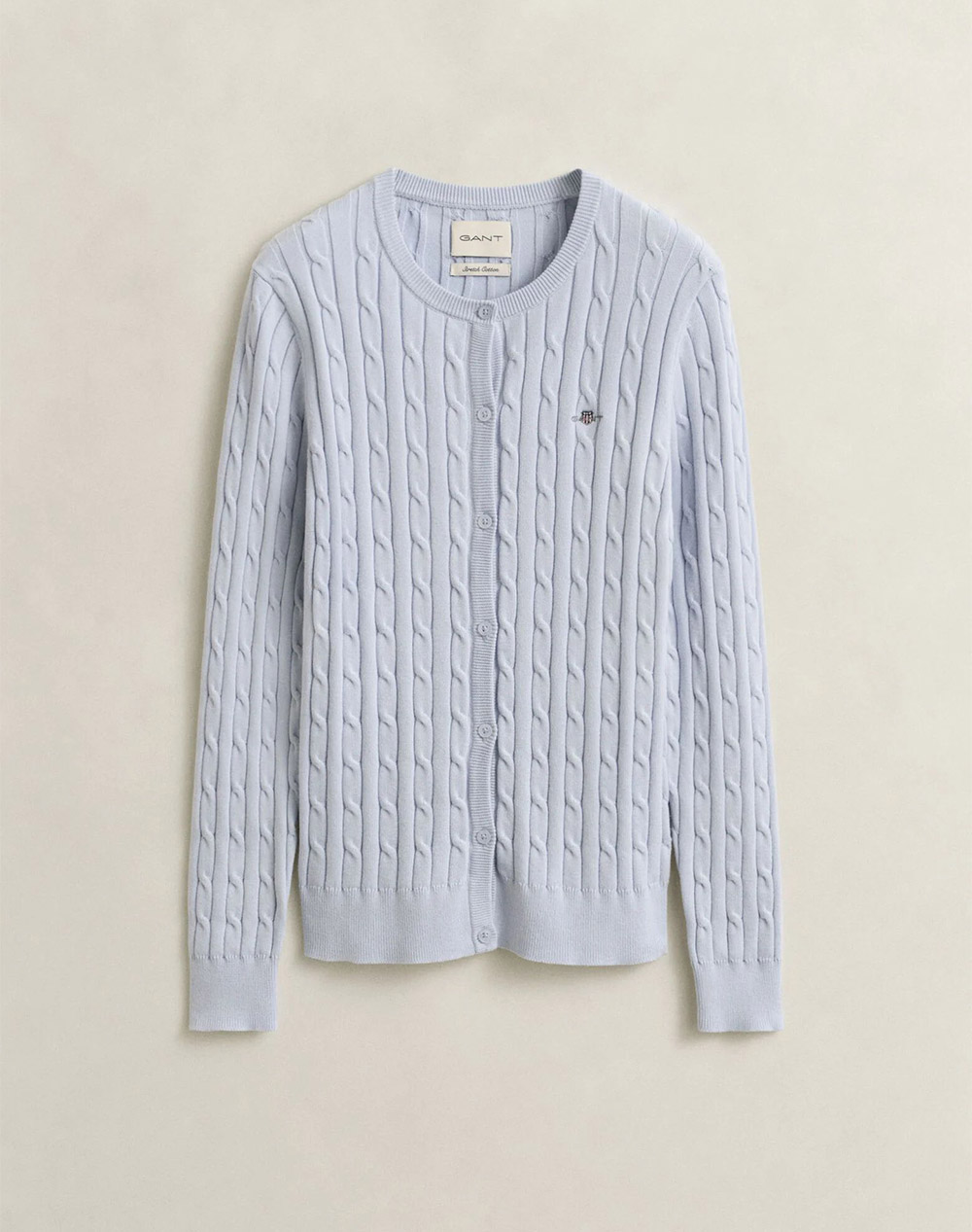GANT ЖИЛЕТКА STRETCH COTTON CABLE CARDIGAN