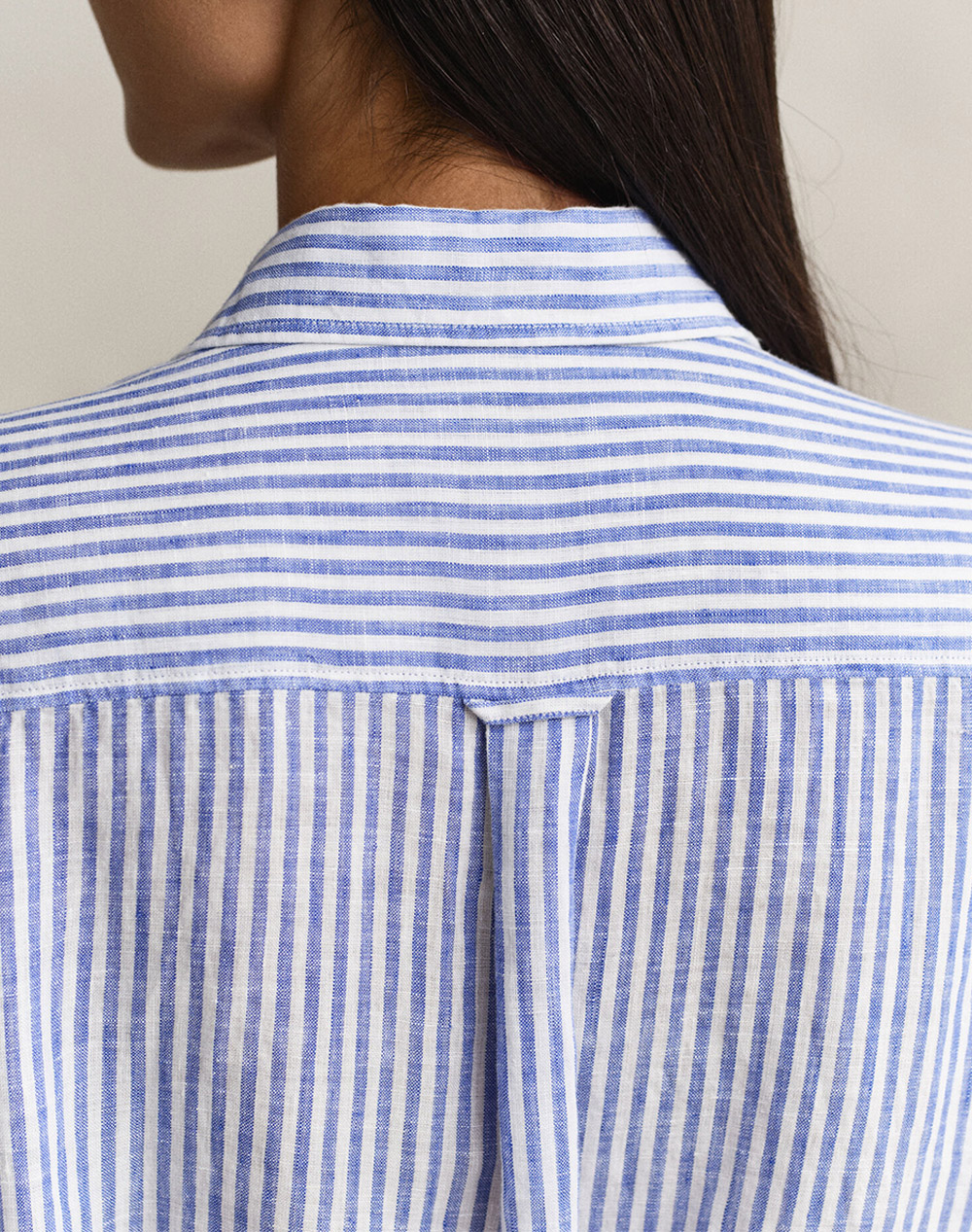 GANT РОКЛЯ STRIPED LINEN SS SHIRT DRESS