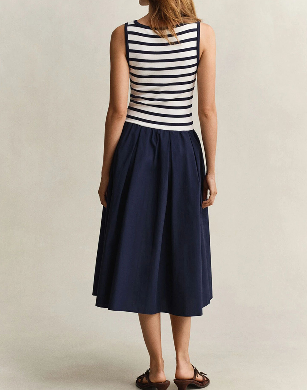 GANT РОКЛЯ JERSEY WOVEN COMBO DRESS JERSEY WOVEN COMBO DRESS