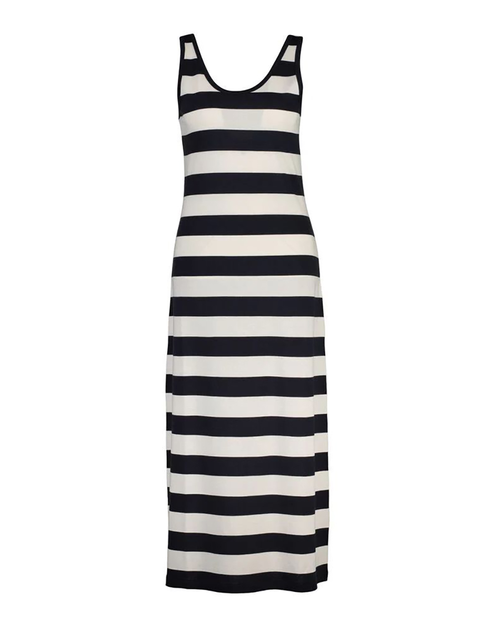 GANT DRESS STRIPED TANK TOP JERSEY MIDI DRESS