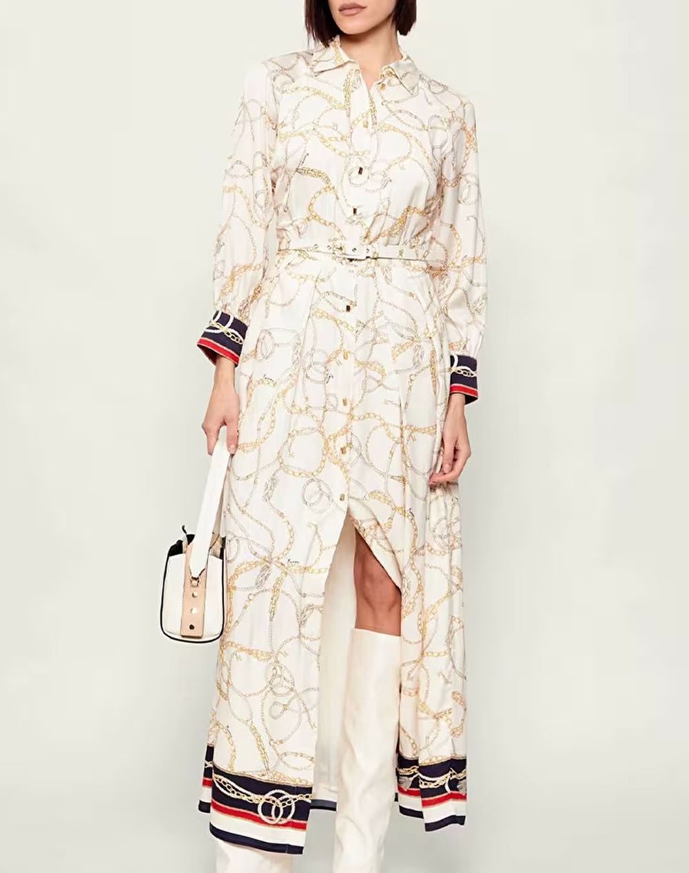 GUESS BY MARCIANO AMANDA CHEMISIER DRESS WOMENS DRESS