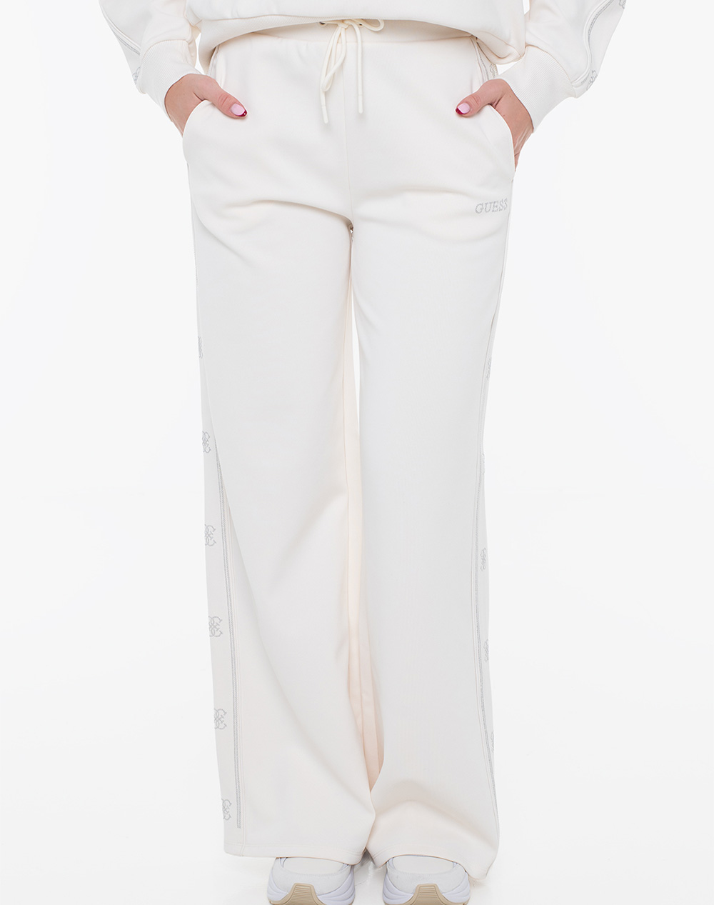 GUESS OCTAVIA WIDE LEG PANTS ДАМСКИ ПАНТАЛОНИ