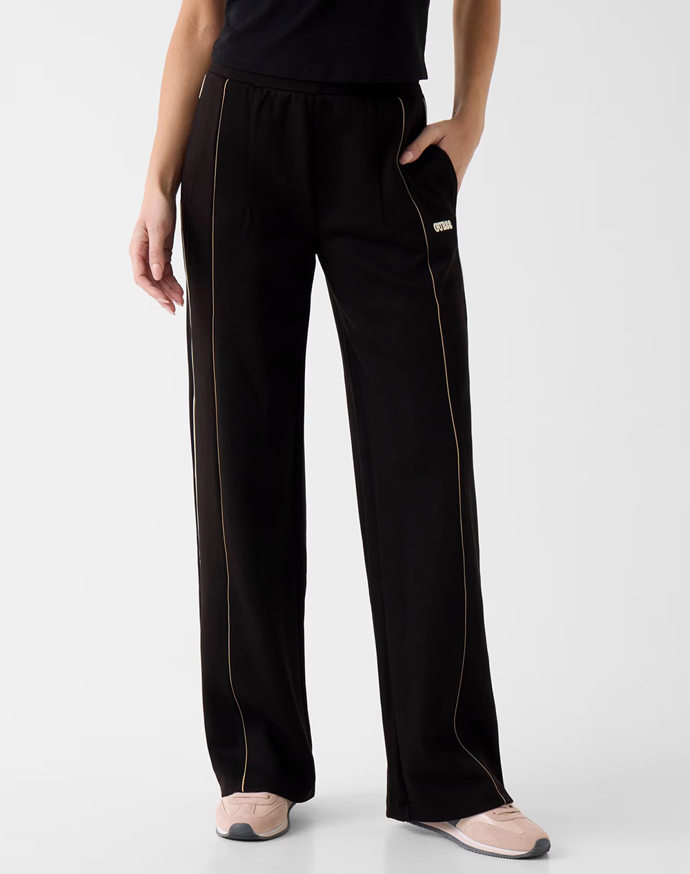 GUESS GEORGIA WIDE LEG PANTS ДАМСКИ ПАНТАЛОНИ