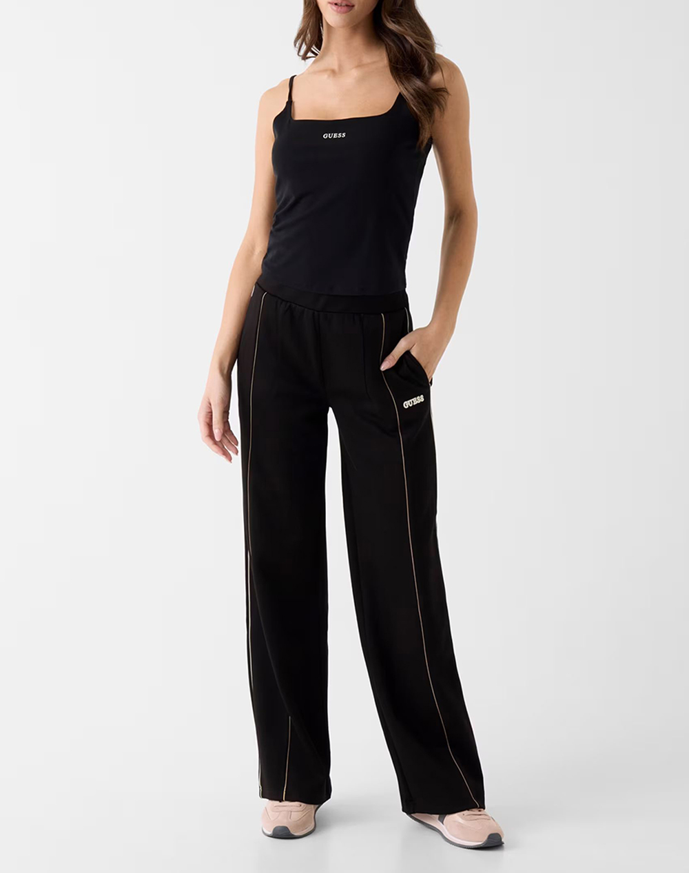 GUESS GEORGIA WIDE LEG PANTS ДАМСКИ ПАНТАЛОНИ