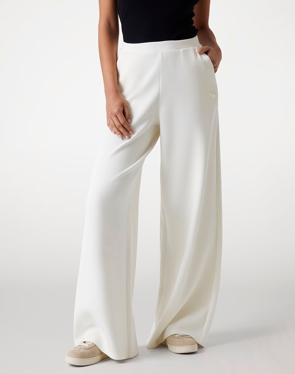 GUESS OLYMPE WIDE LEG PANTS ДАМСКИ ПАНТАЛОНИ