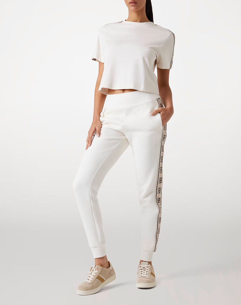 GUESS BRITNEY CROP TEE ДАМСКА БЛУЗА