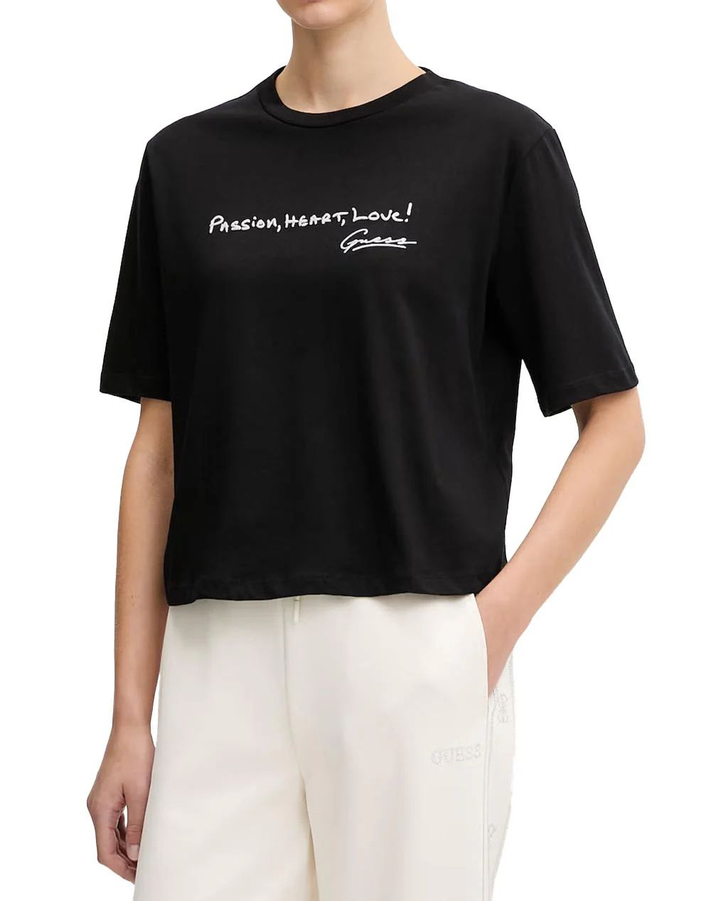 GUESS SOPHIE CN SS T-SHIRT WOMENS BLOUSE