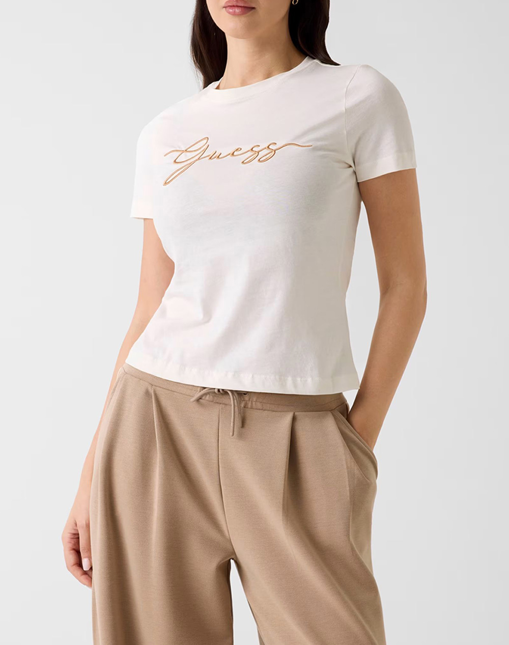 Guess circe ss cn t-shirt дамска блуза female τ-shirt бяло