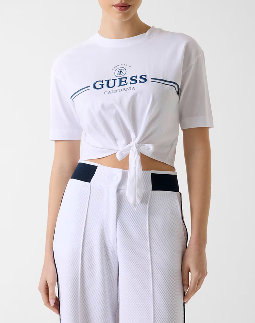 GUESS CN SS BOW T-SHIRT ДАМСКА БЛУЗА