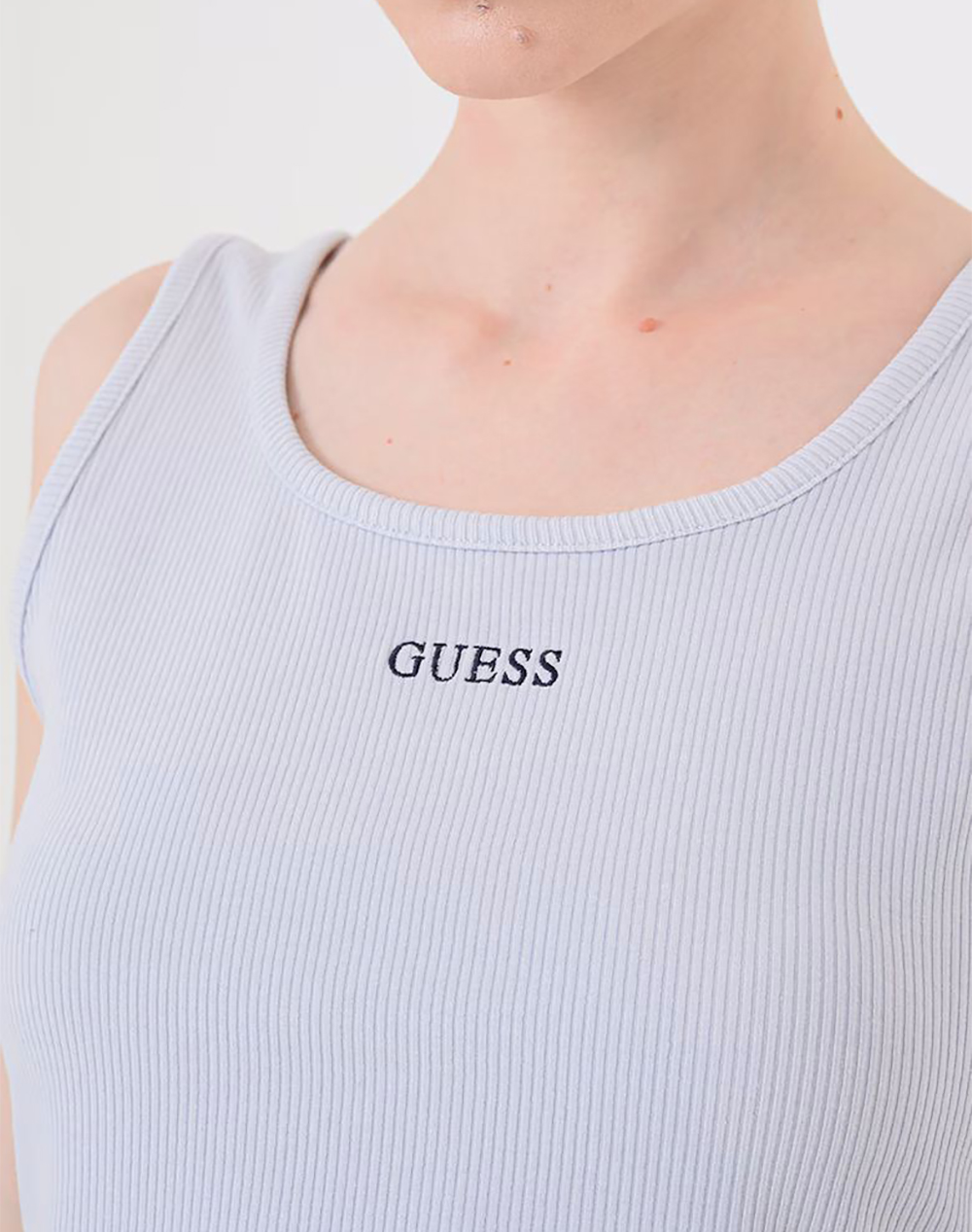GUESS CIRCE SL RIB TANK TOP WOMENS BLOUSE