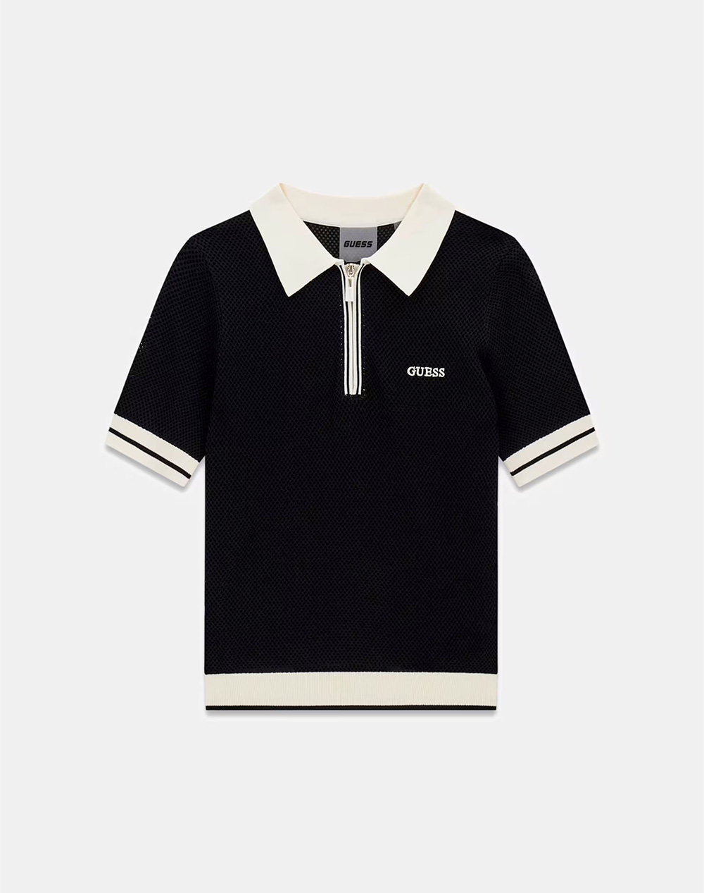 GUESS GABRY SS CROPPED POLO SWTR ДАМСКА БЛУЗА