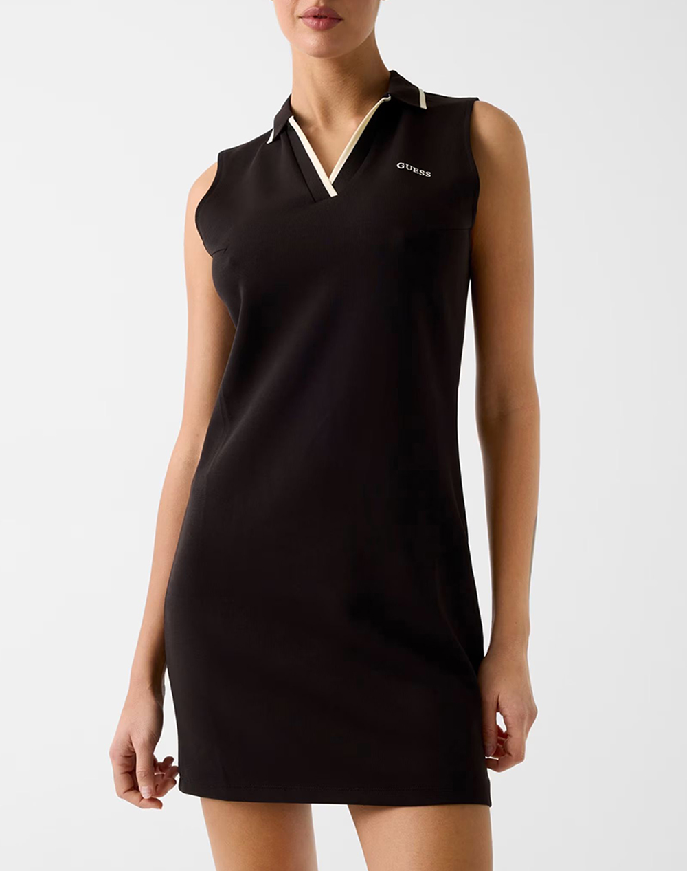 Guess jasmine sleeveless dress дамска рокля female рокли черно
