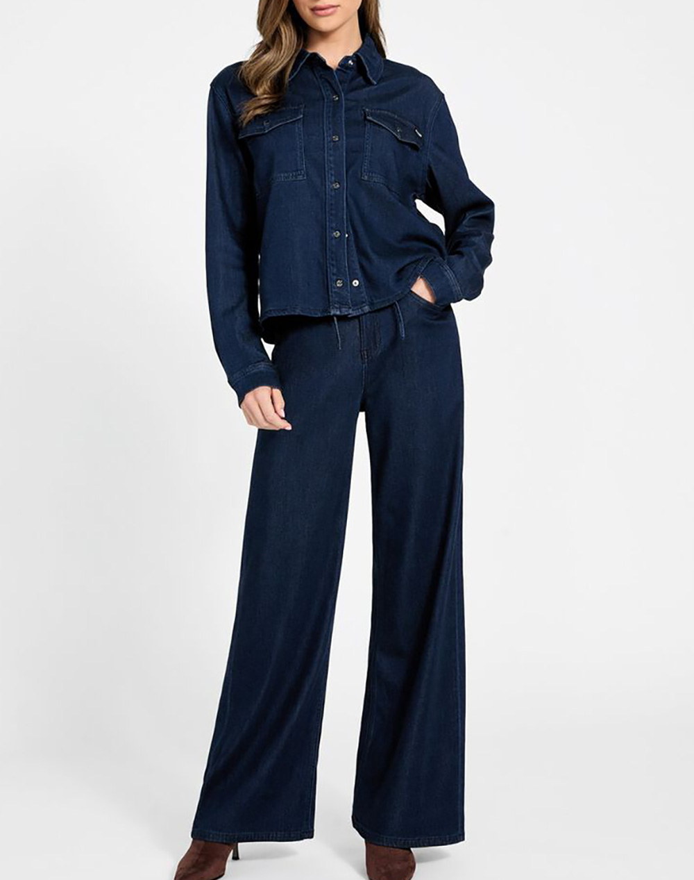 GUESS BLOSSOM WIDE LEG ДАМСКИ ПАНТАЛОНИ