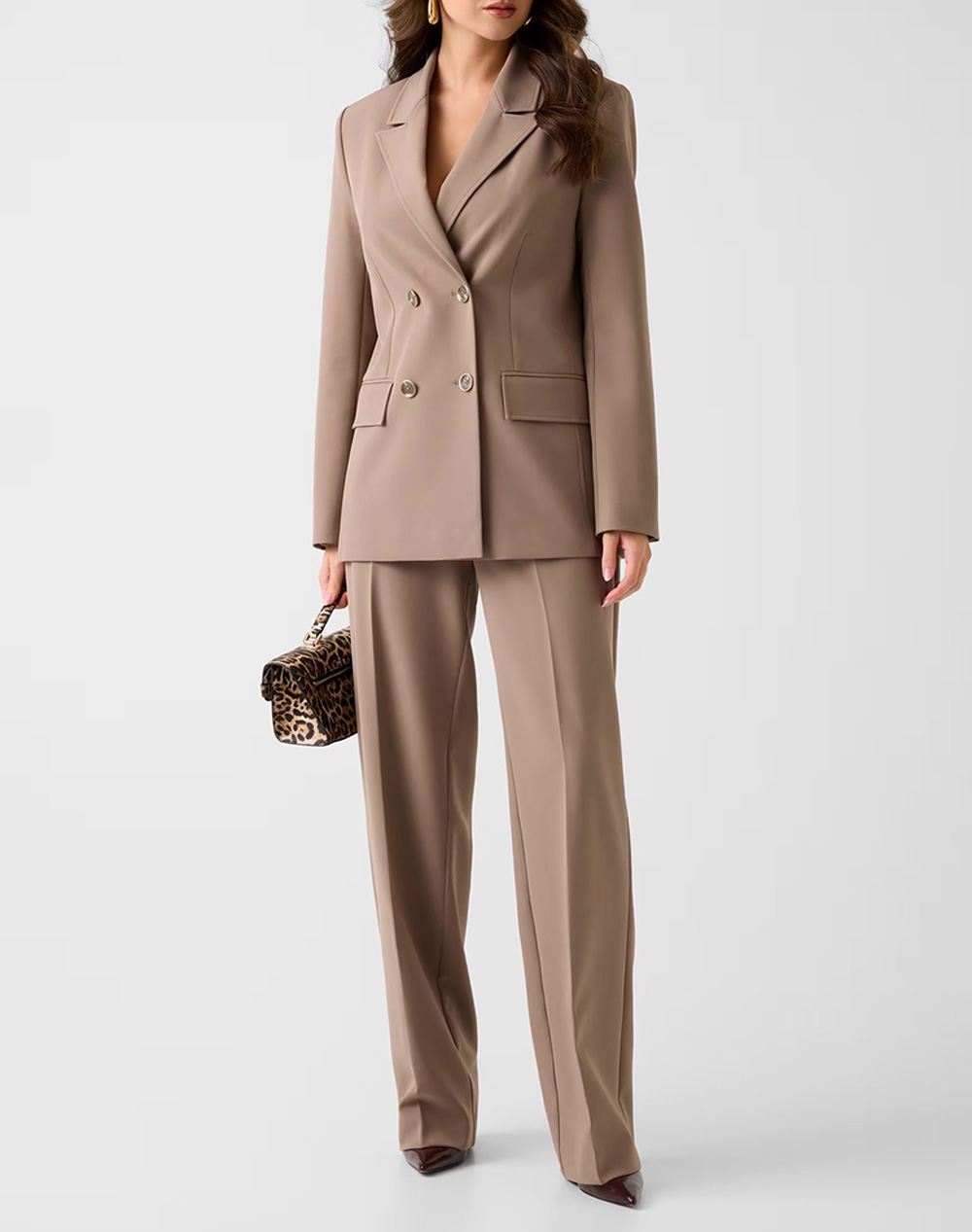 GUESS NAUSICA WIDE LEG PANT ДАМСКИ ПАНТАЛОНИ