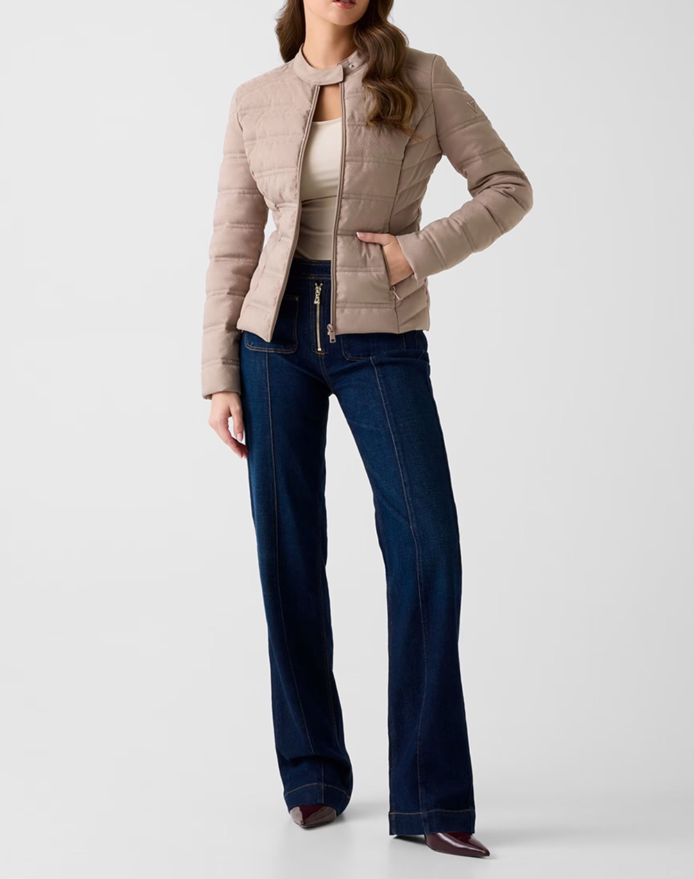 GUESS NEW VONA LOGO JACKET ДАМСКО ЯКЕ