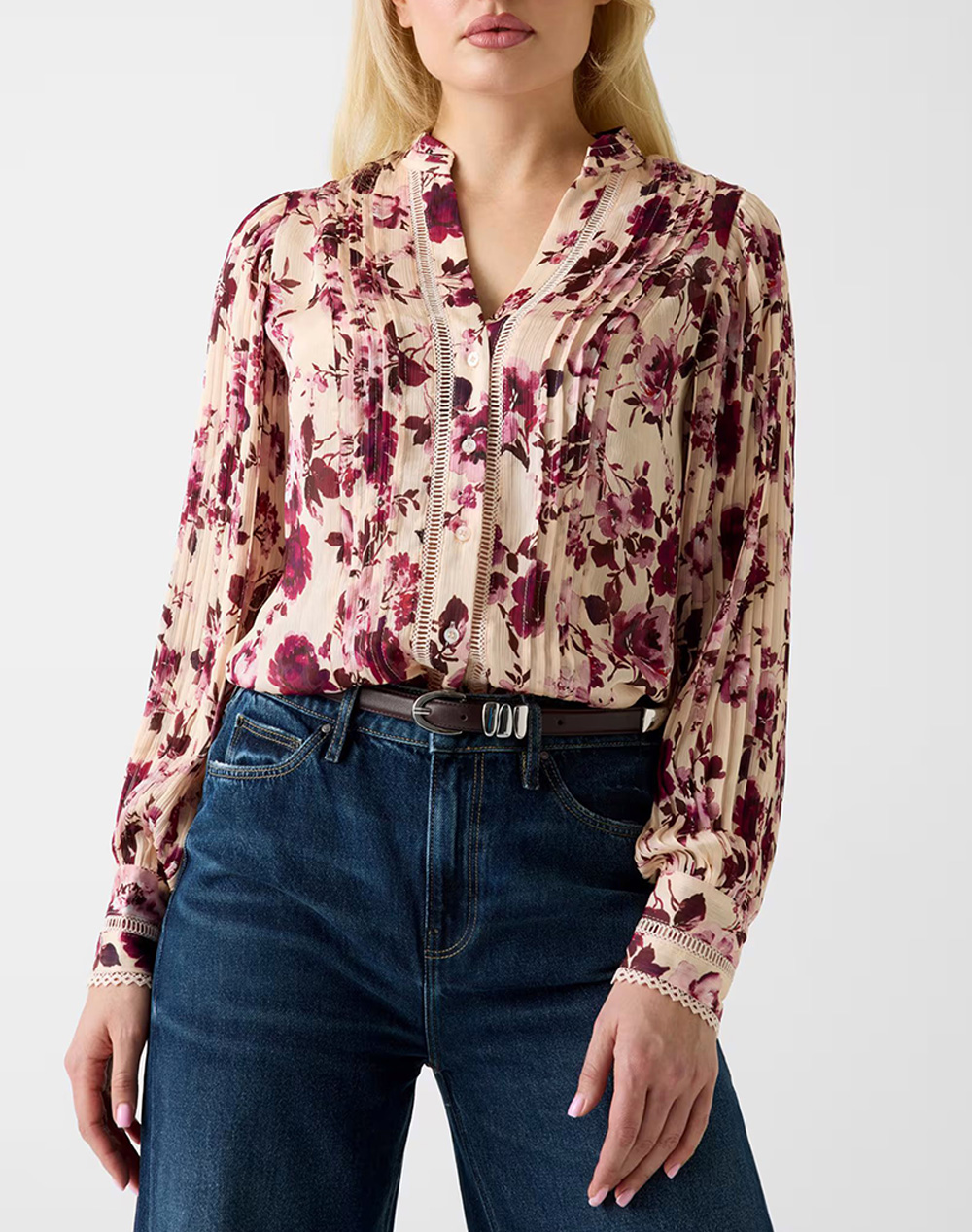 GUESS NEW JOSETTE LS TOP ДАМСКА РИЗА