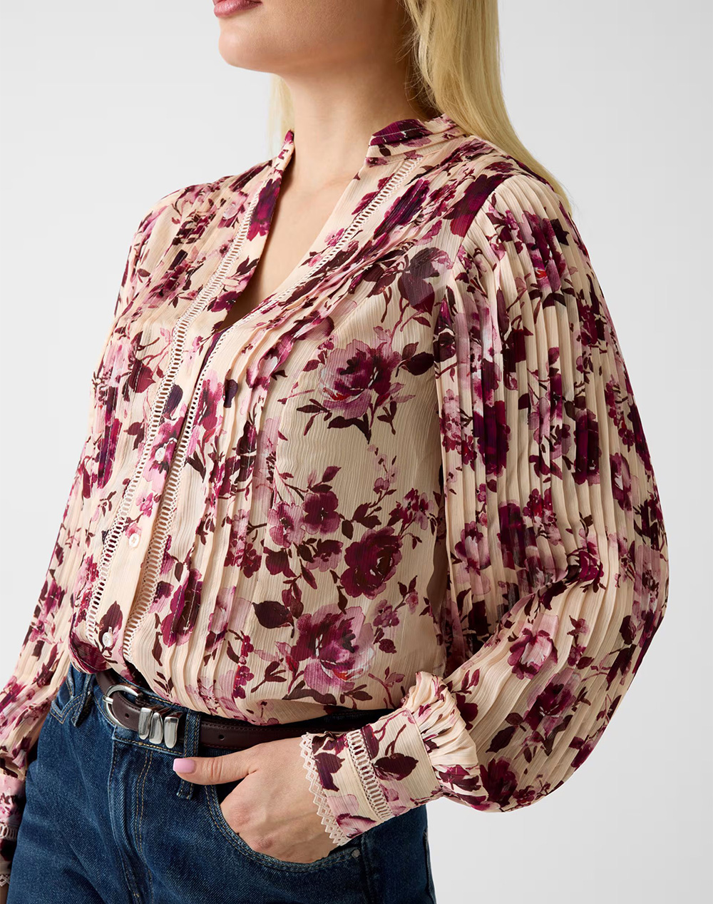 GUESS NEW JOSETTE LS TOP ДАМСКА РИЗА