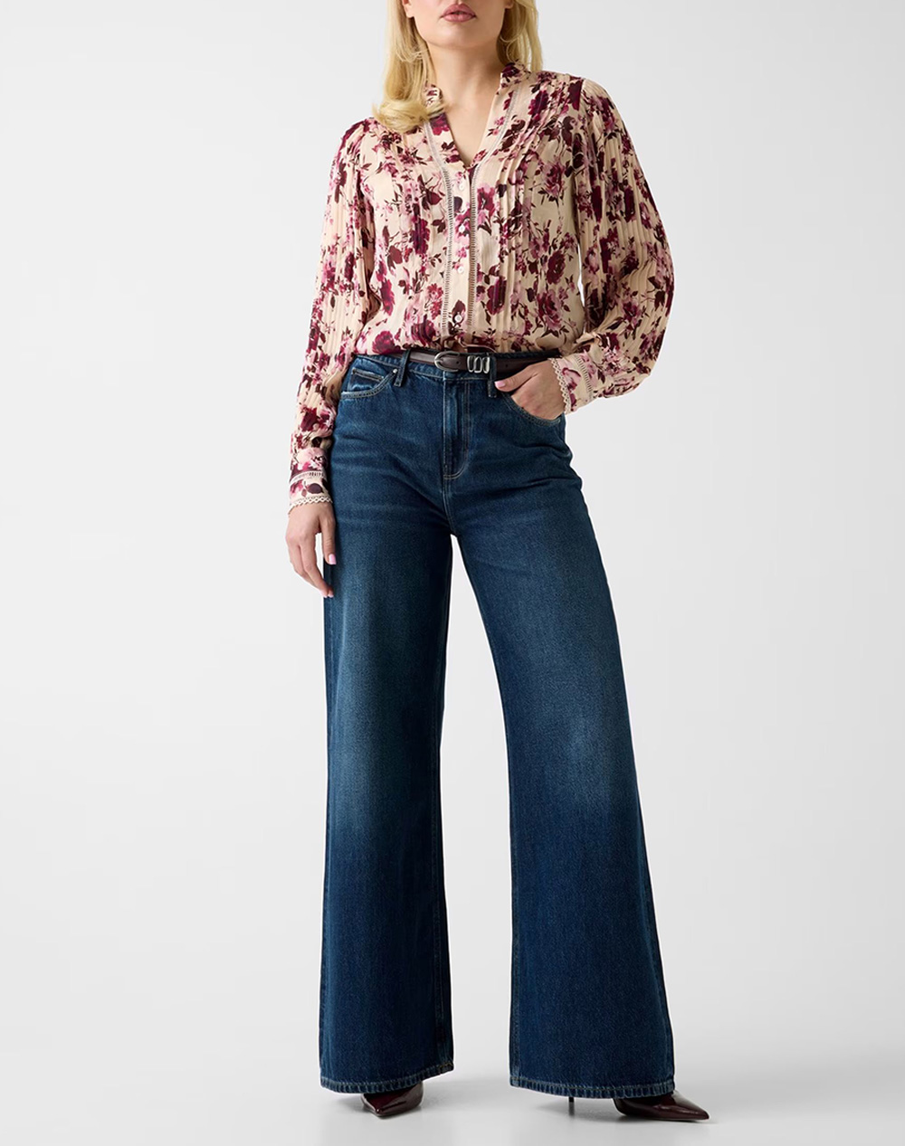 GUESS NEW JOSETTE LS TOP ДАМСКА РИЗА