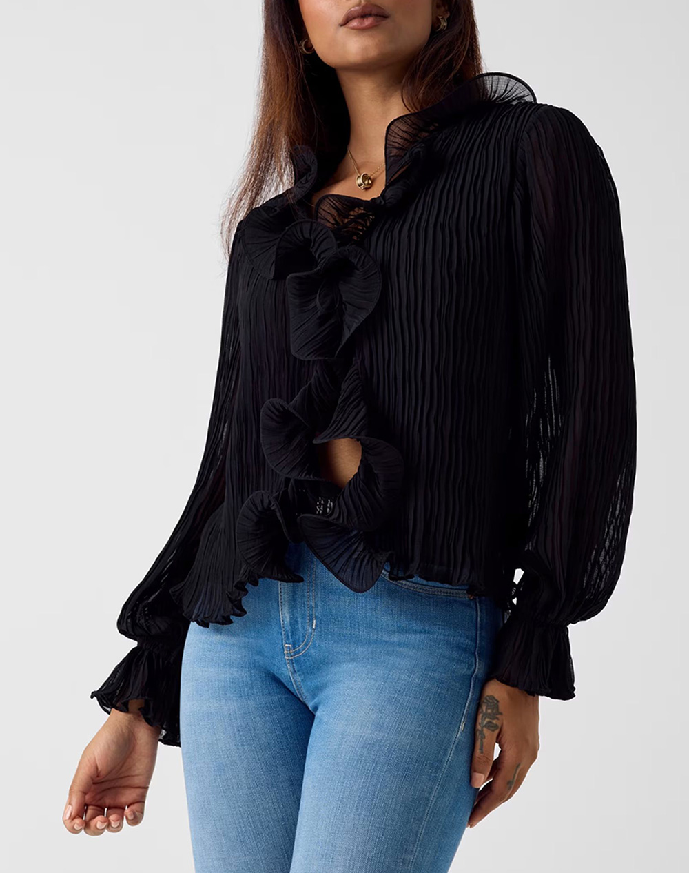 GUESS LS FAYE TOP ДАМСКА РИЗА