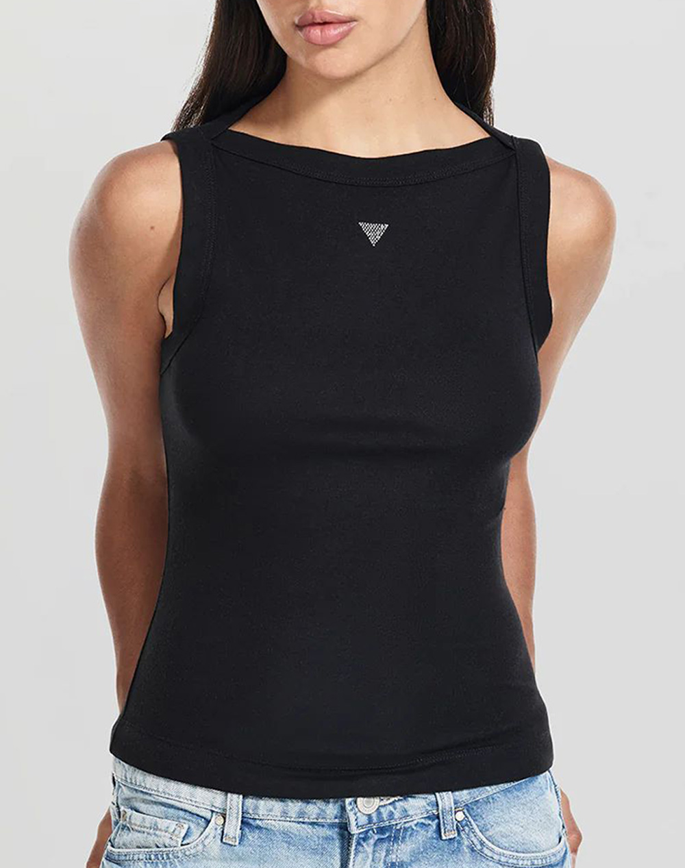 GUESS TINA RIBS TANK TOP ДАМСКА БЛУЗА