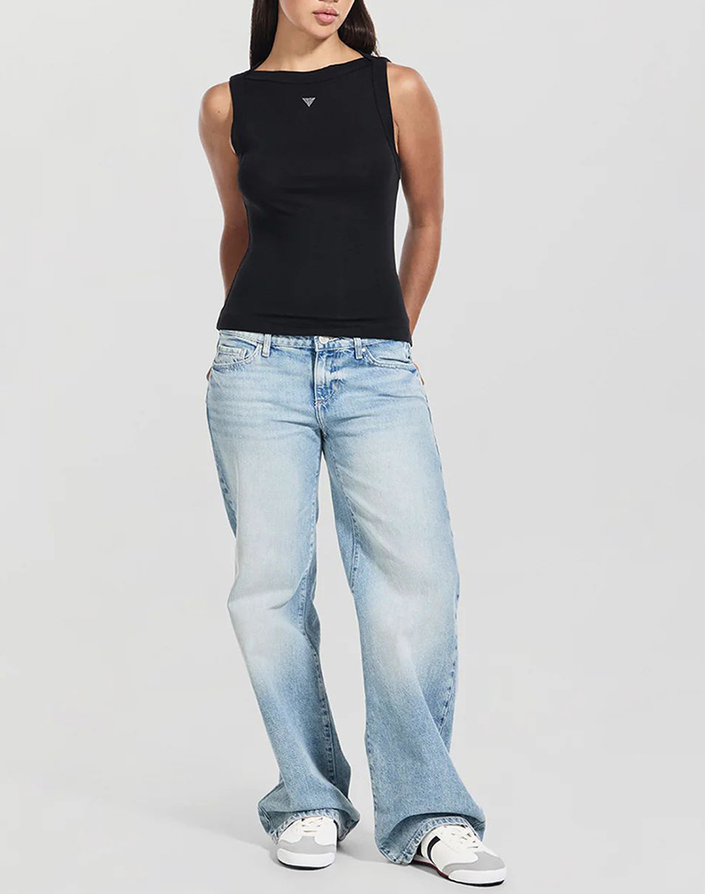 GUESS TINA RIBS TANK TOP ДАМСКА БЛУЗА