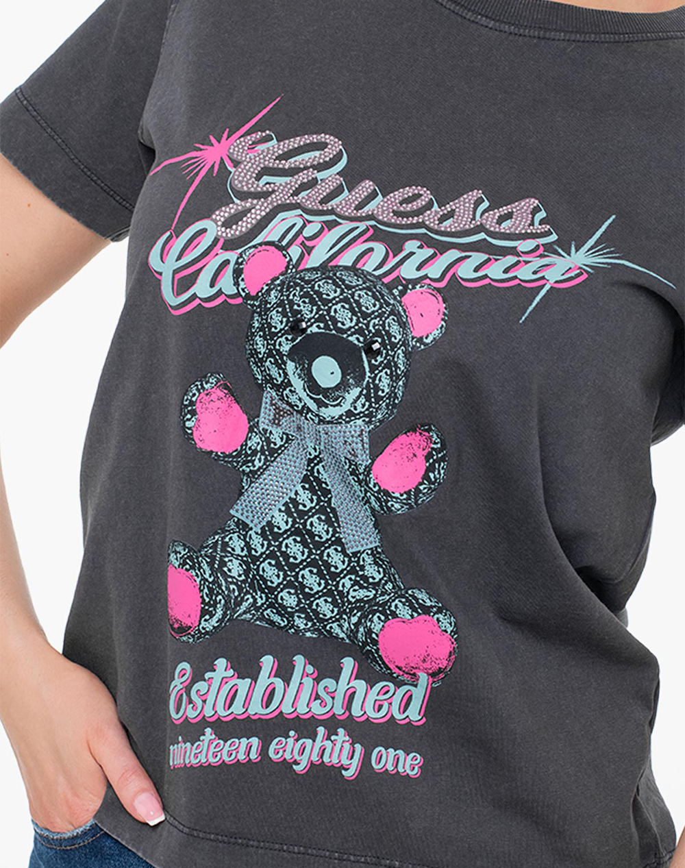 GUESS SS CN GUESS BEAR TEE ДАМСКА БЛУЗА