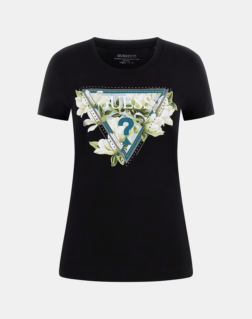 GUESS SS CN CAMELIA TRIANGLE TEE ДАМСКА БЛУЗА