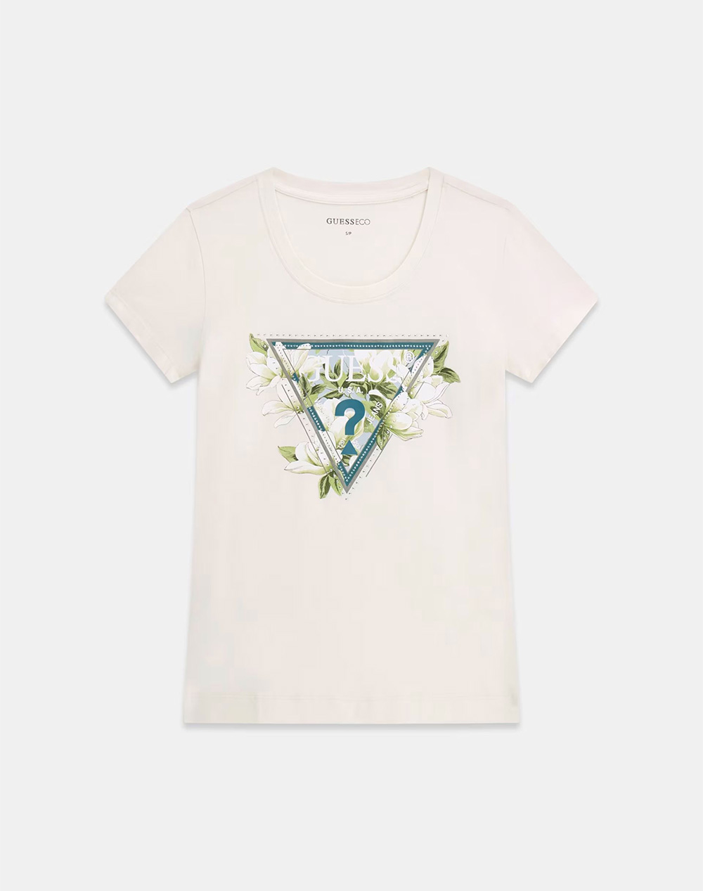 GUESS SS CN CAMELIA TRIANGLE TEE ДАМСКА БЛУЗА