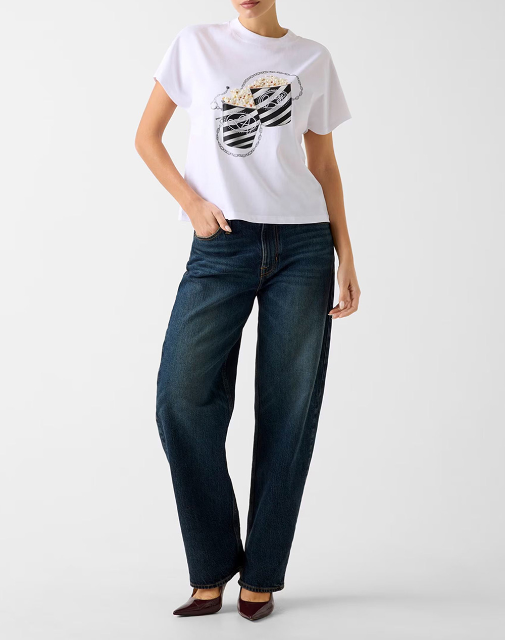 GUESS SS CN POPCORN TEE ДАМСКА БЛУЗА