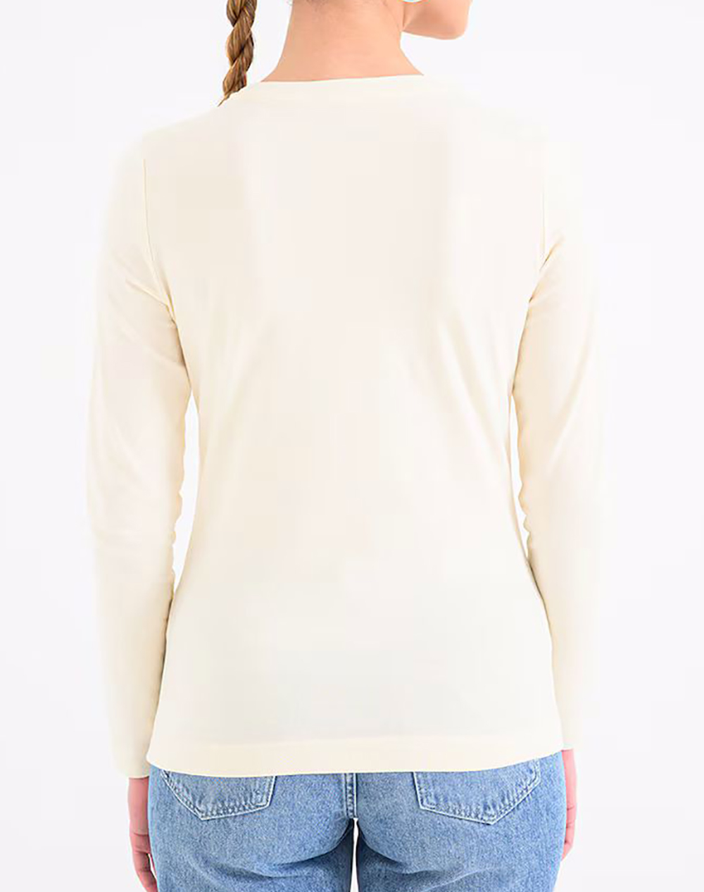 GUESS LS CN LEO TRIANGLE TEE ДАМСКА БЛУЗА