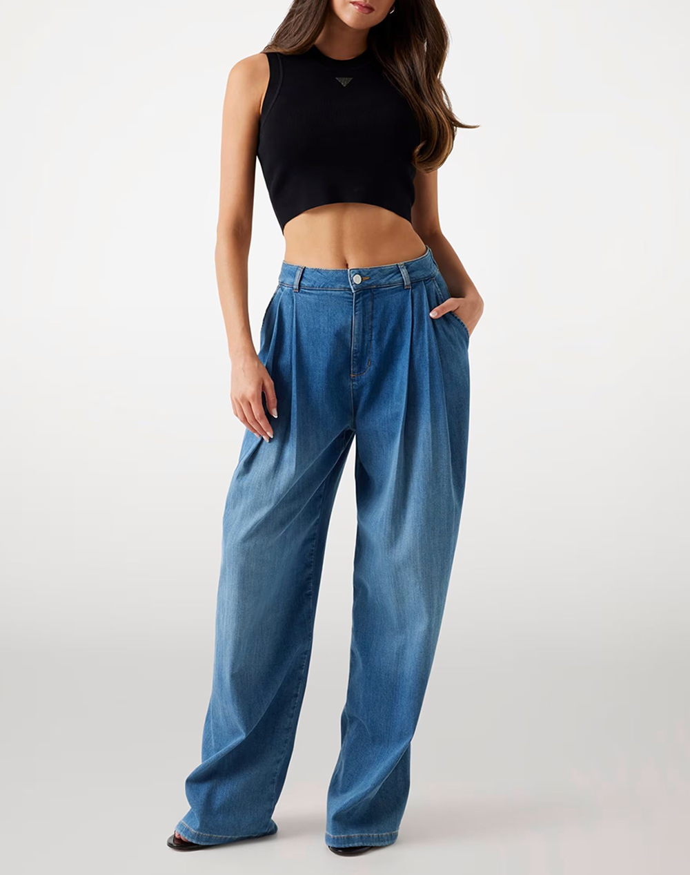 GUESS ALEXIA TANK TOP ДАМСКА БЛУЗА