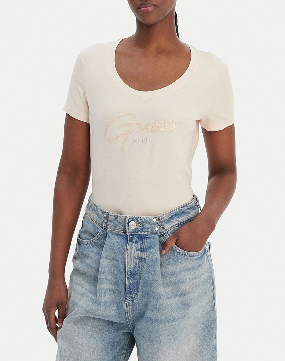 GUESS SS CN GUESS SCRIPT TEE ДАМСКА БЛУЗА