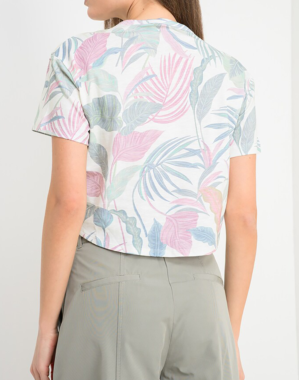 GUESS SS CN GUESS SCRIPT CROP TEE ДАМСКА БЛУЗА