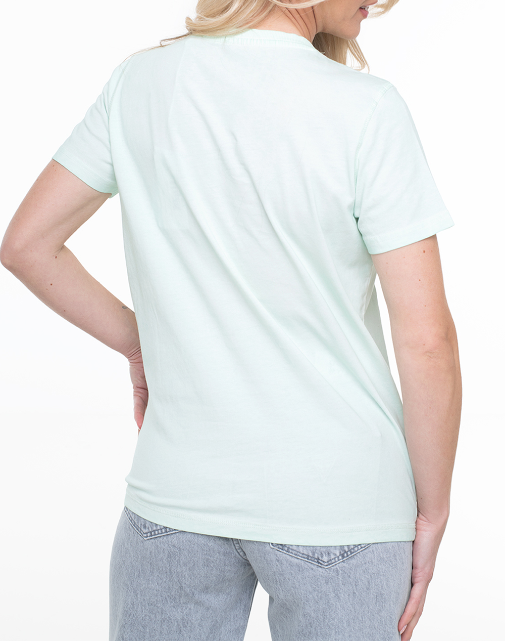GUESS SS CN MINI STRASS TRIANGLE TEE ДАМСКА БЛУЗА
