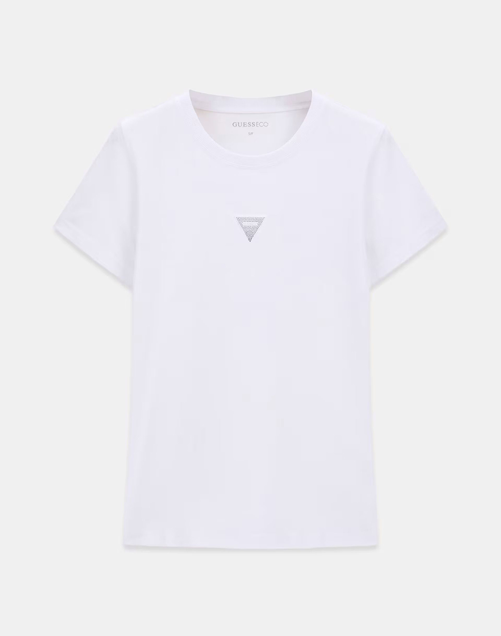 GUESS SS CN MINI STRASS TRIANGLE TEE ДАМСКА БЛУЗА