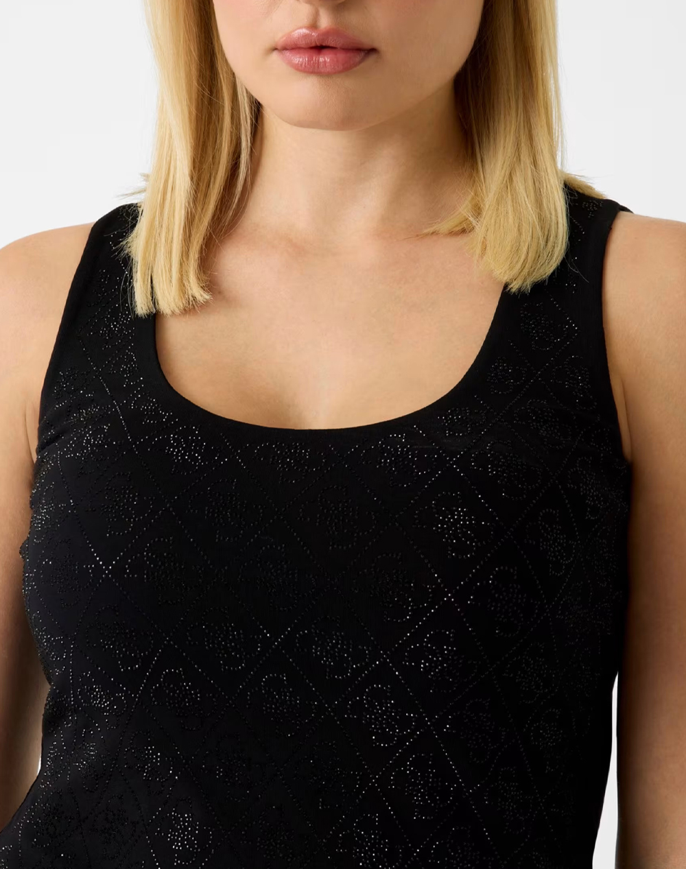 GUESS SL 4G ALLOVER TANK TOP ДАМСКА БЛУЗА