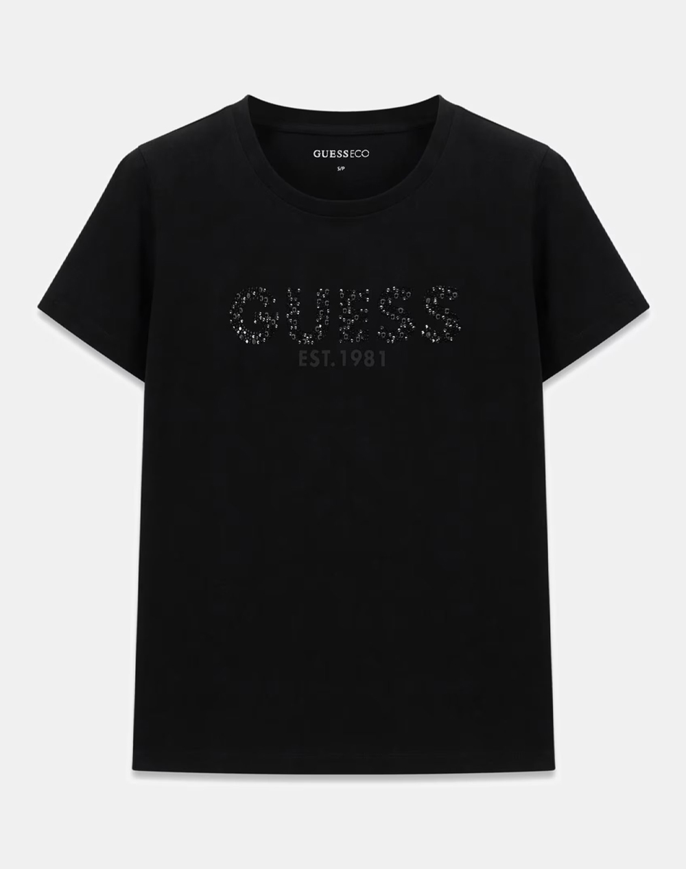 GUESS SS CN GUESS STUDS SCRIPT TEE ДАМСКА БЛУЗА