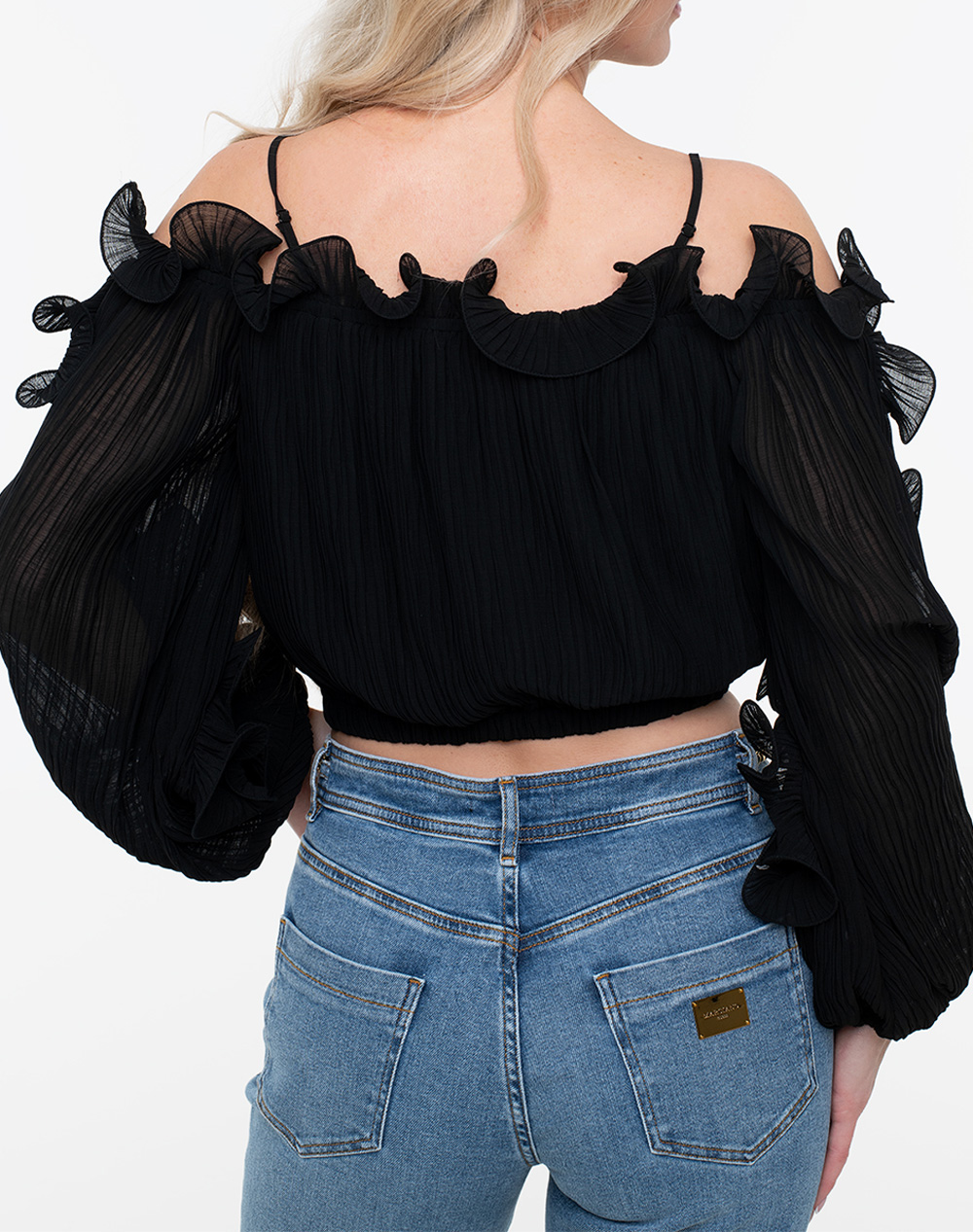 GUESS LS GABRIELLA TOP WOMENS SHIRT