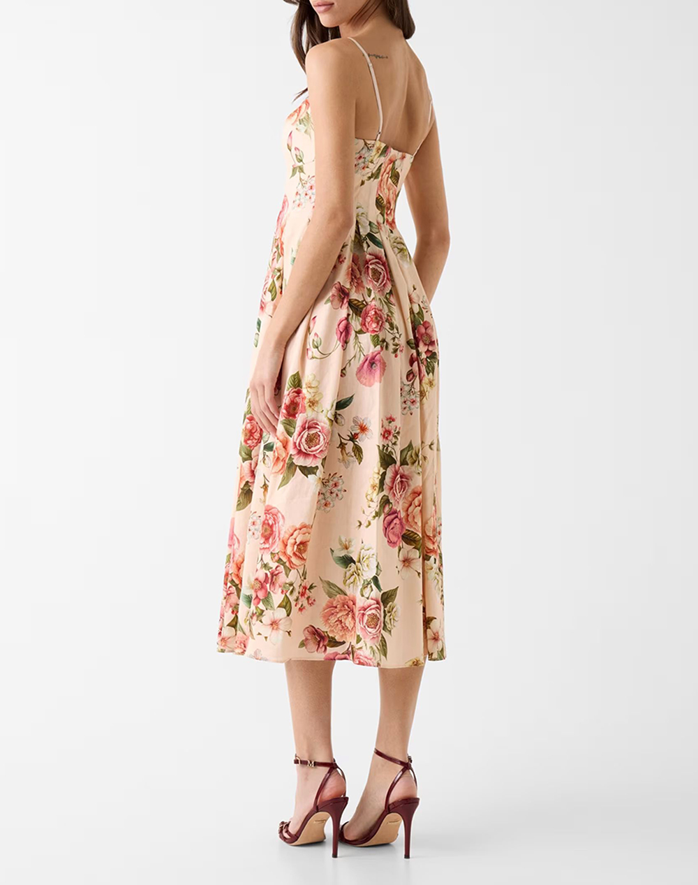 GUESS SL BRIA LINEN DRESS WOMENS DRESS