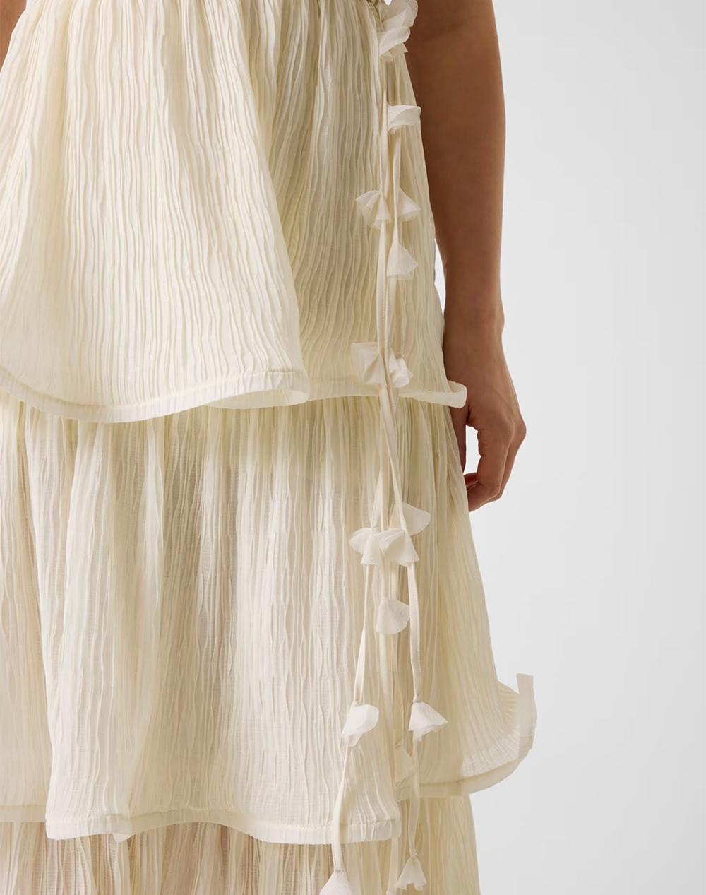 GUESS SL ALESSIA TIERED DRESS WOMENS DRESS
