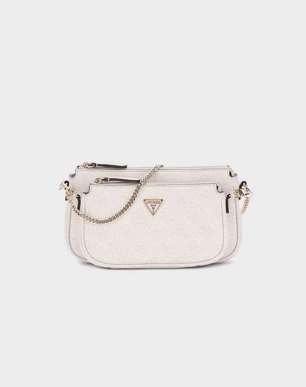 GUESS NOELLE II DBL POUCH CROSSBODY ДАМСКА ЧАНТА